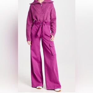 Veronica Beard Belisa Pant - Bright Magenta